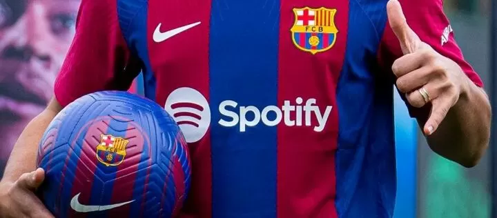FC Barcelona Shirt Sponsors - Spotify