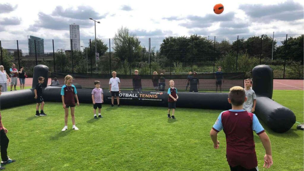 Community Engagement Football Tennis Event
