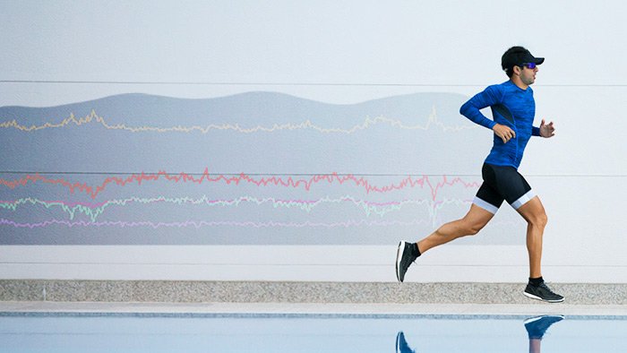Running, with metric tracking